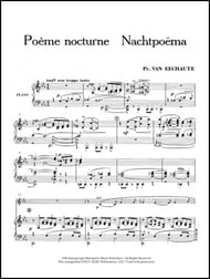 Nachtpoema Alto Clarinet or Basset Horn with Piano cover